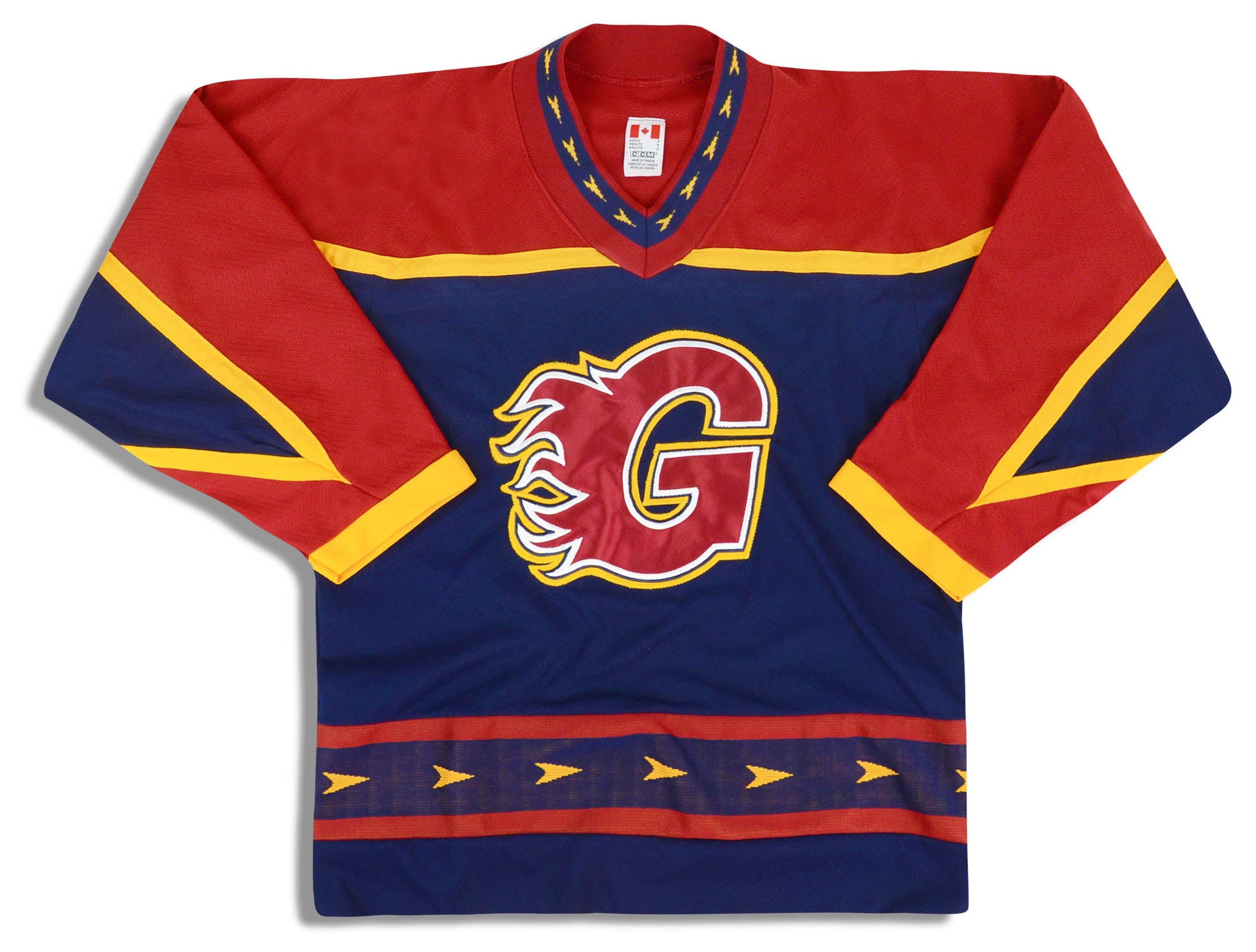 2000's GUILDFORD FLAMES CCM JERSEY (AWAY) S