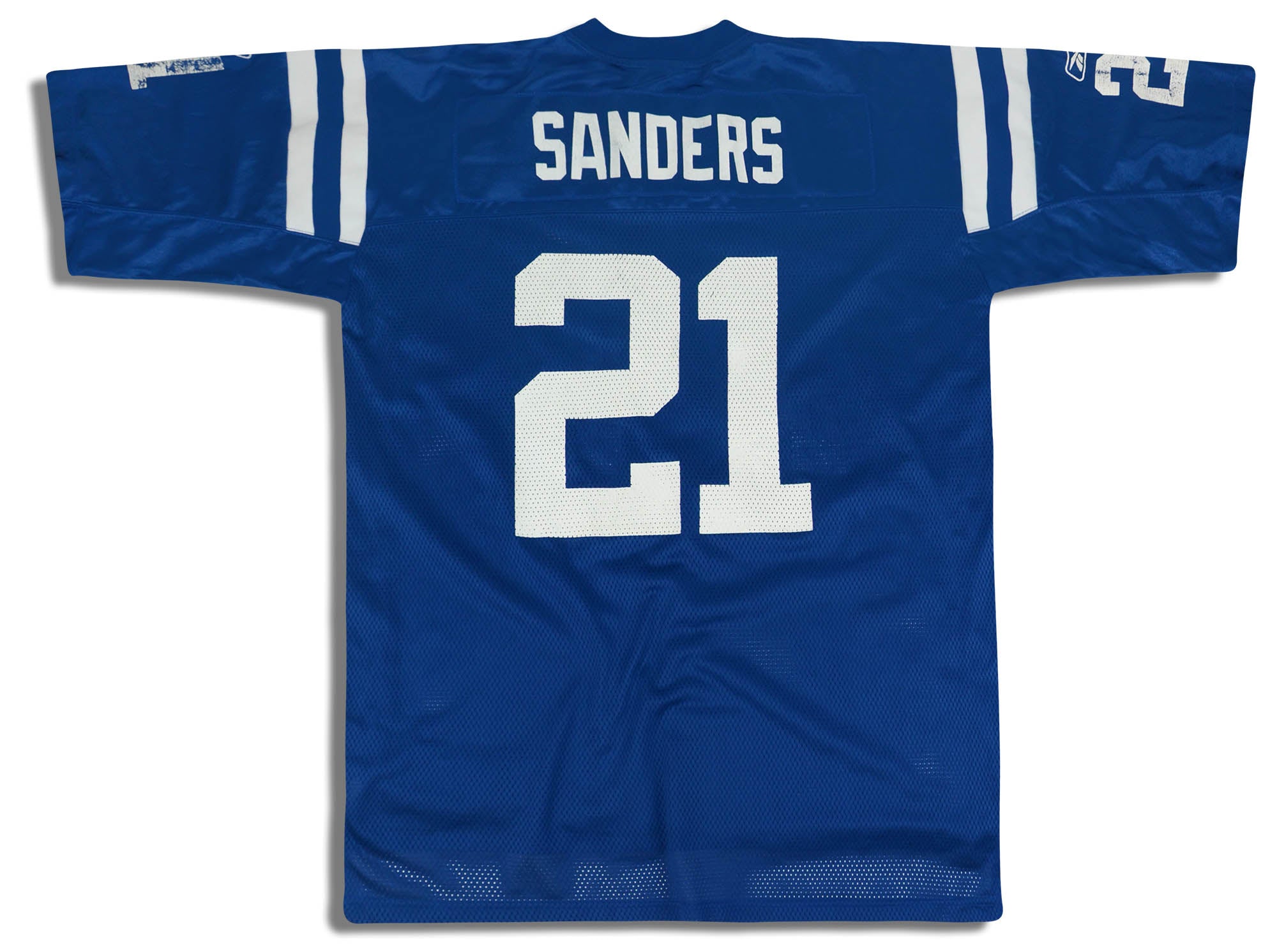 2005-06 INDIANAPOLIS COLTS SANDERS #21 REEBOK ON FIELD JERSEY (HOME) XL
