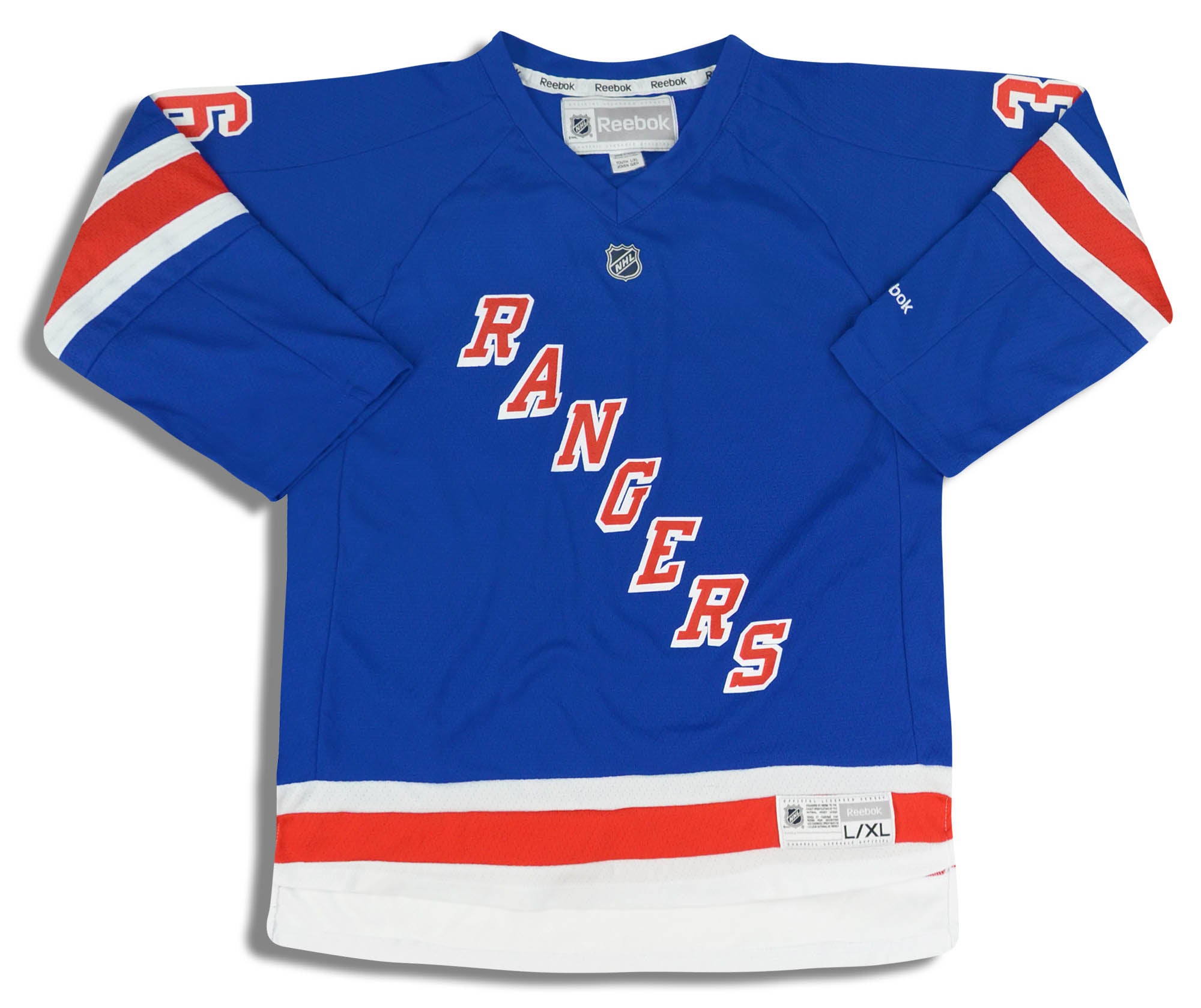 Reebok Premier 90th Anniv/ 100th NHL Anniv New York Rangers #36 Mats  Zuccarello Alt Jersey