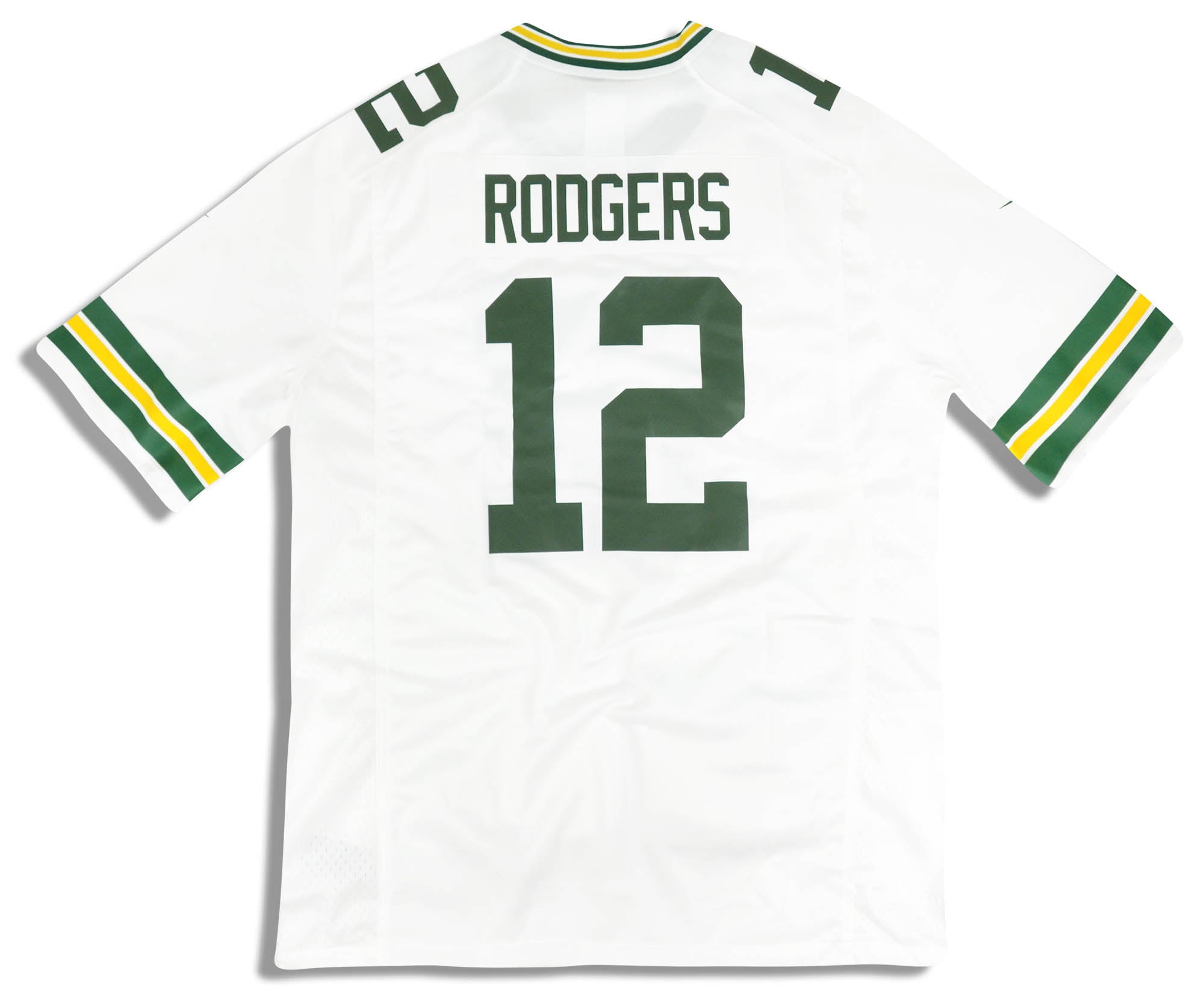 2018 GREEN BAY PACKERS RODGERS #12 NIKE GAME JERSEY (AWAY) XL - W/TAGS