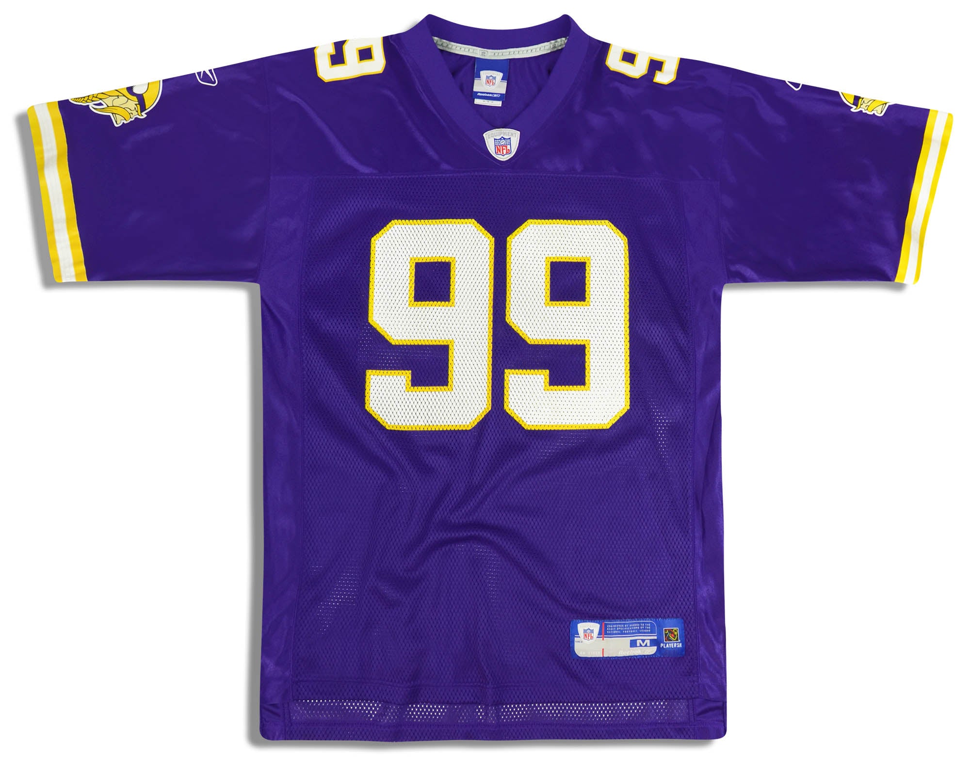 2004 MINNESOTA VIKINGS HOVAN #99 REEBOK ON FIELD JERSEY (HOME) M