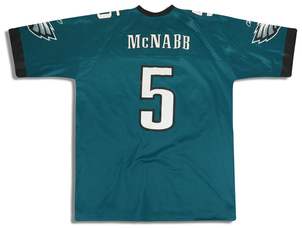 Donovan McNabb Philadelphia Eagles Blue Yellow Throwback Jersey Mens XL  Reebok