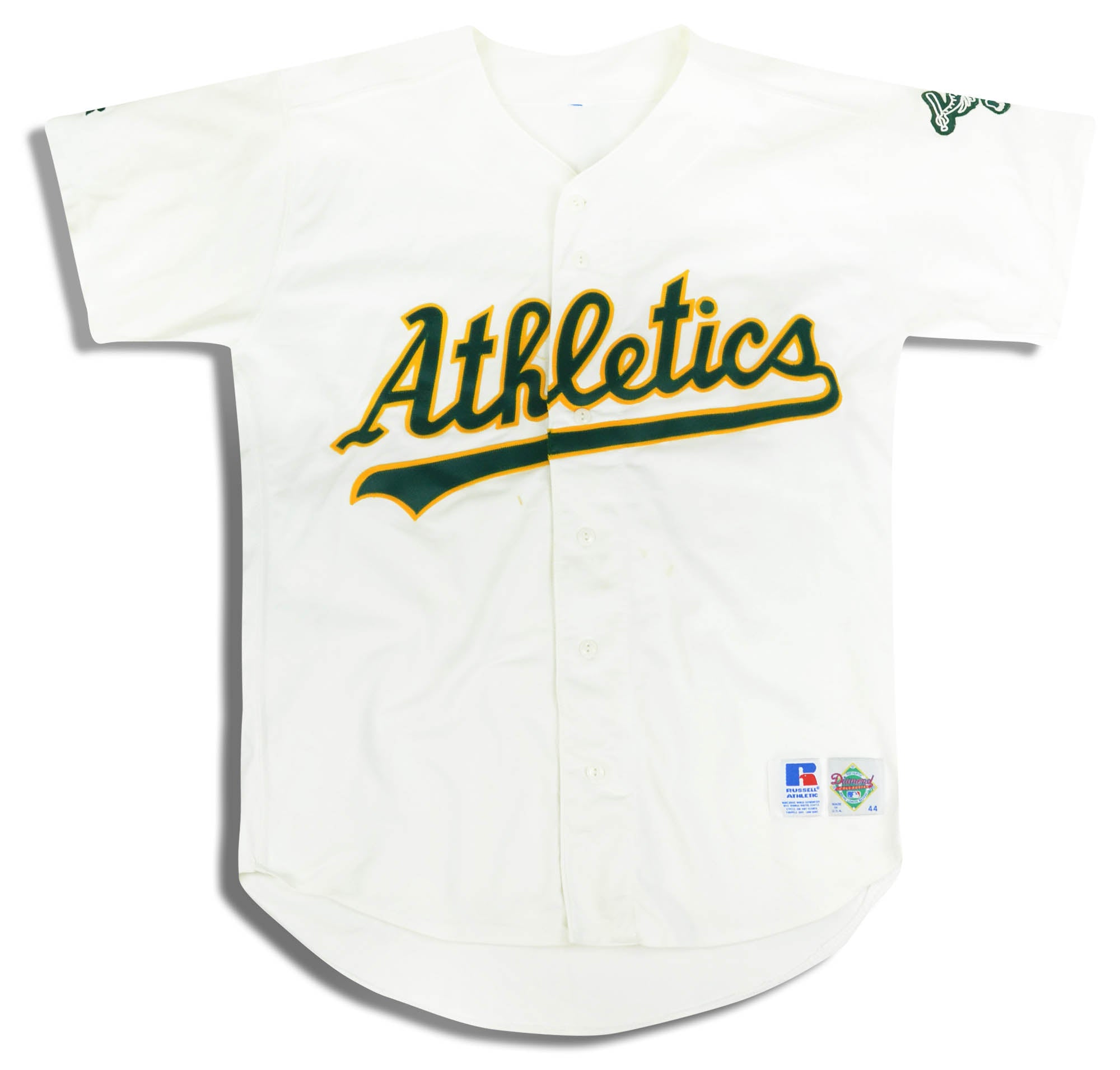 1995-96 OAKLAND ATHLETICS RUSSELL ATHLETIC DIAMOND COLLECTION JERSEY ( -  Classic American Sports
