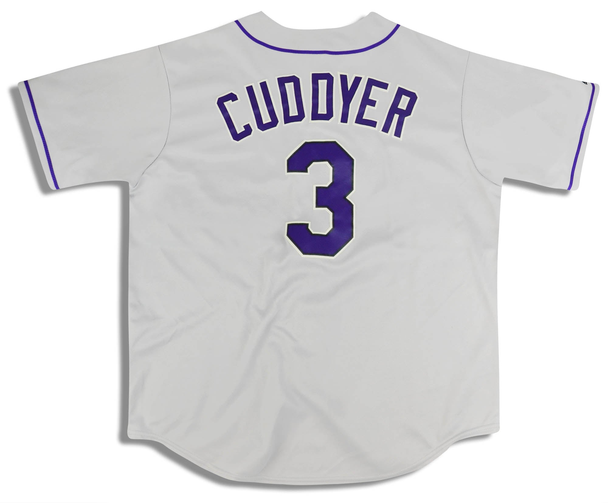 Colorado Rockies Vintage 90s Majestic Baseball Jersey - MLB White & Purple  Pinstripe Uniform Shirt - Stitched - Size Men's XL FREE Shipping