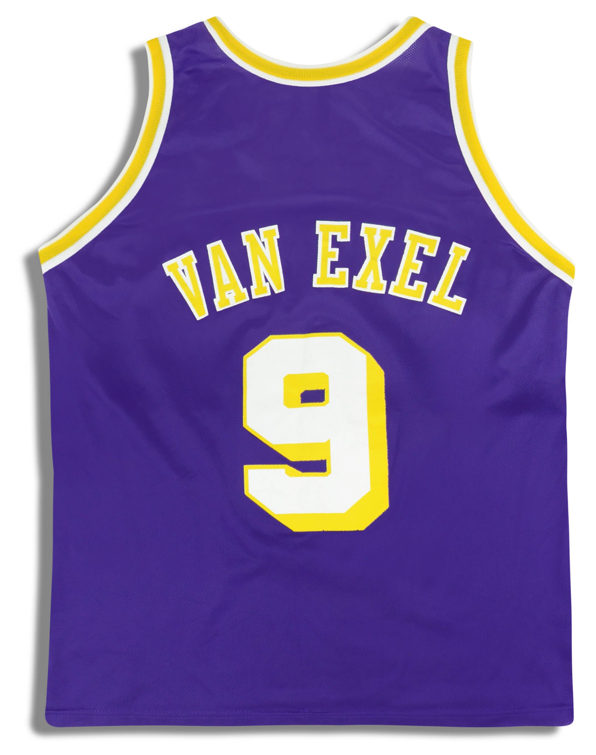 Vintage Champion Nick Van Exel Lakers Jersey #9 for Sale in