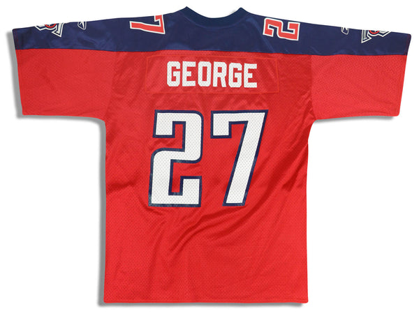 1999-00 TENNESSEE TITANS GEORGE #27 CHAMPION JERSEY (AWAY) M