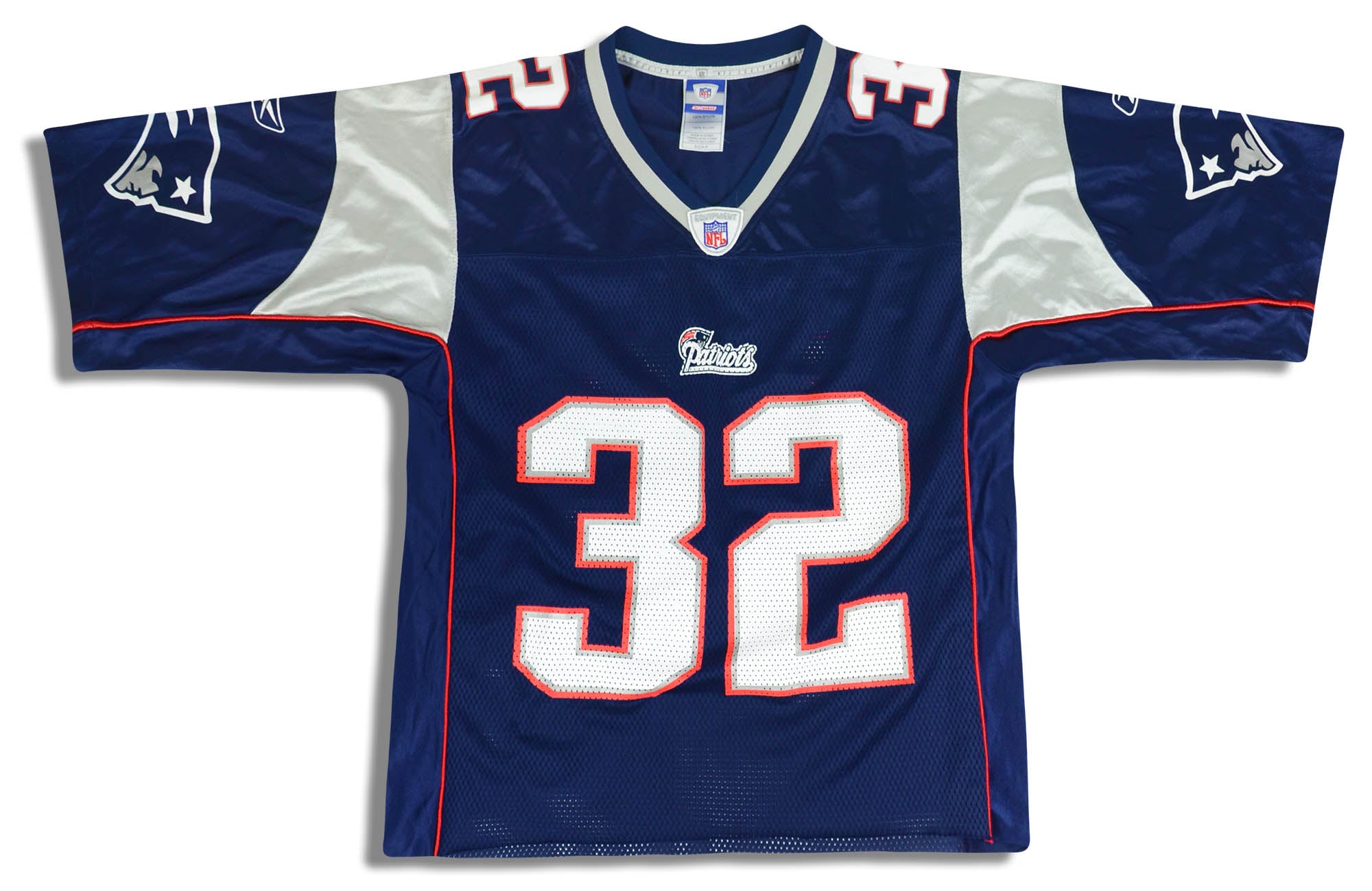 2002-03 NEW ENGLAND PATRIOTS A. SMITH #32 REEBOK ON FIELD JERSEY (HOME) S