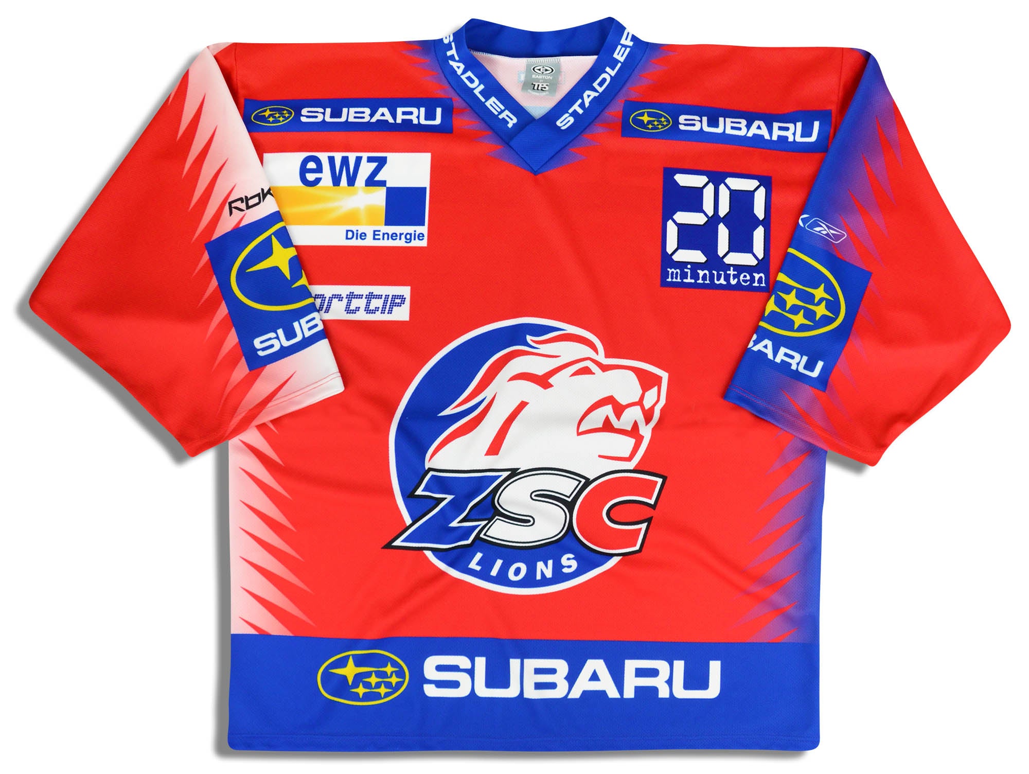 2006-07 ZSC LIONS TFS JERSEY (HOME) XL