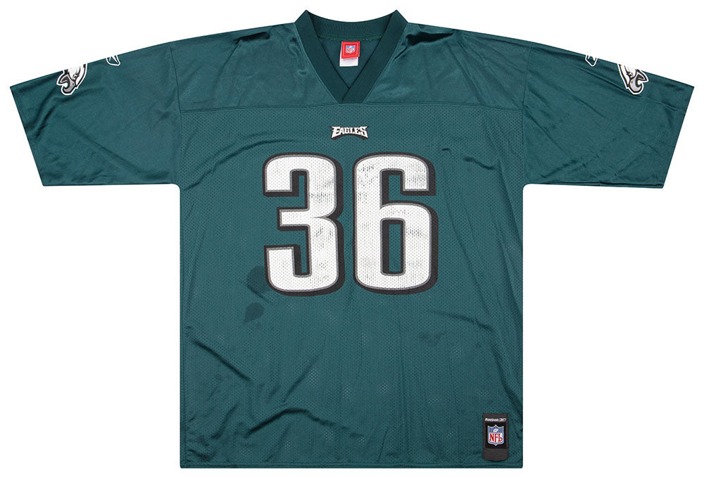 2005-06 PHILADELPHIA EAGLES WESTBROOK #36 REEBOK REPLICA JERSEY (HOME) XL