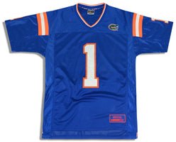 1990's FLORIDA GATORS #1 COLOSSEUM REPLICA JERSEY (AWAY) L