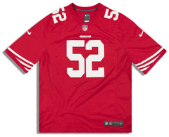 2012-14 SAN FRANCISCO 49ERS WILLIS #52 NIKE GAME JERSEY (HOME) XL