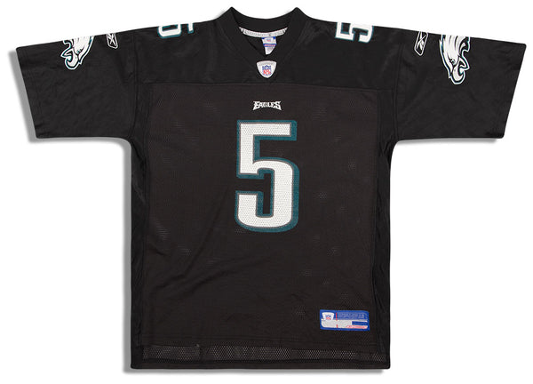 00's Donovan McNabb Philadelphia Eagles Black Alternate Reebok NFL