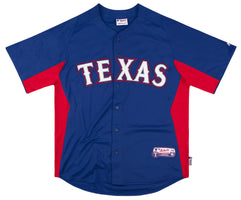 Majestic, Shirts, Majestic Grey Texas Rangers Jersey Xl