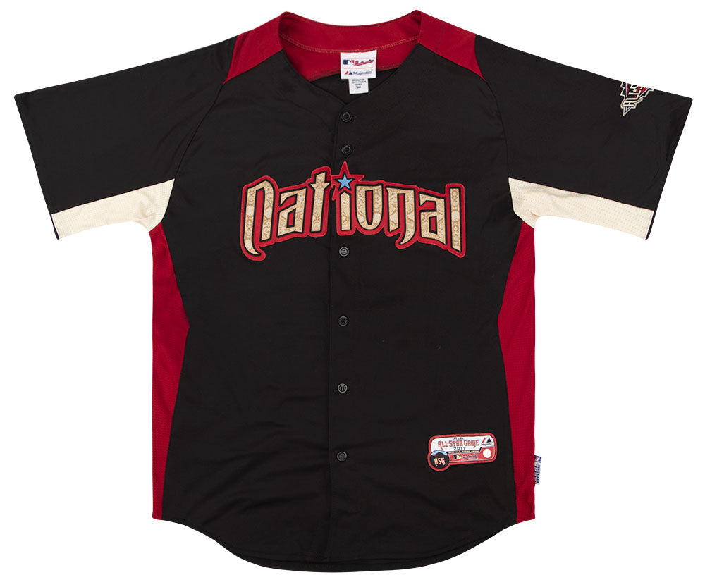 2011 NATIONAL LEAGUE MLB ALL-STAR AUTHENTIC MAJESTIC JERSEY L