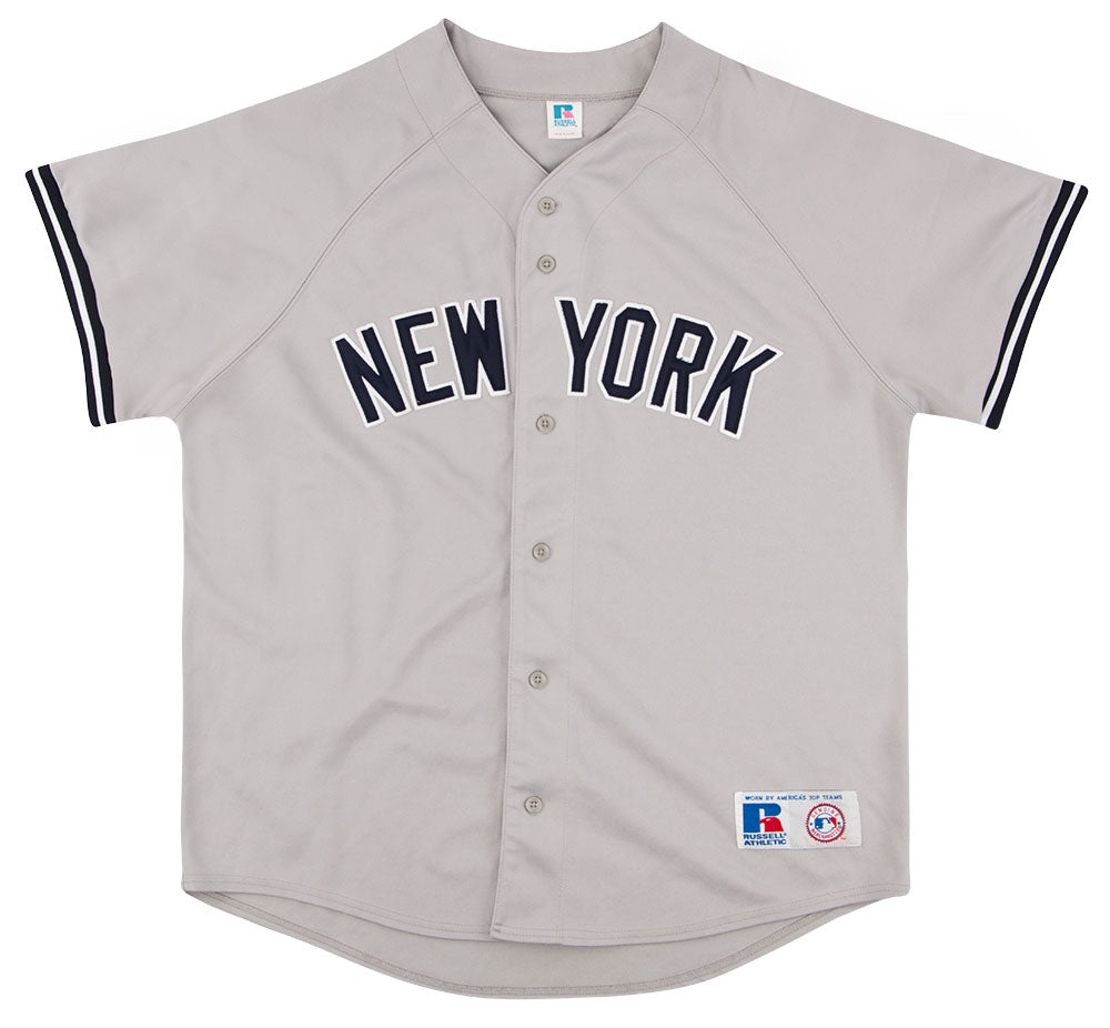 1990's NEW YORK YANKEES RUSSELL ATHLETIC JERSEY (AWAY) L - Classic