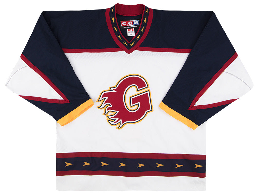 1997-99 GUILDFORD FLAMES AUTHENTIC CCM JERSEY (HOME) XXL