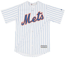 NY Mets used mens small Majestic Cool Base little league jersey