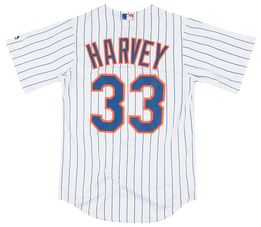 Men's New York Mets Matt Harvey Majestic White Home Cool Base Player Jersey