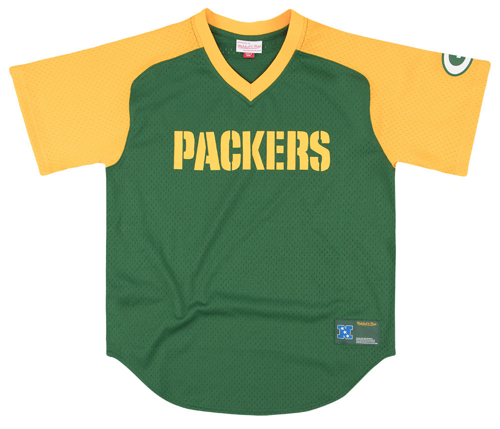 2010's GREEN BAY PACKERS MITCHELL & NESS MESH TEE L
