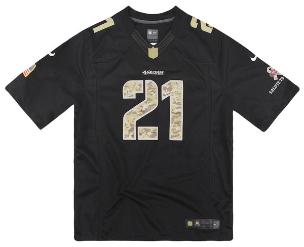 2014 SAN FRANCISCO 49ERS GORE #21 SALUTE TO SERVICE NIKE PREMIER JERSE -  Classic American Sports