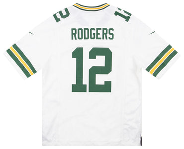 2012-16 GREEN BAY PACKERS RODGERS #12 NIKE GAME JERSEY (AWAY) L