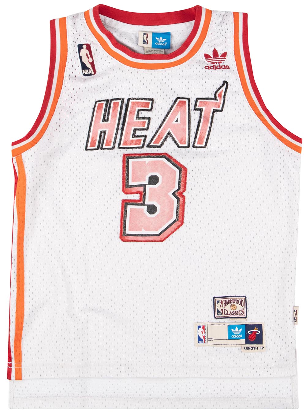 Dwyane Wade - Miami Heat - Game-Worn '1988-89 Home Hardwood Classics' Jersey  - 2015-16 Season - 1 of 2