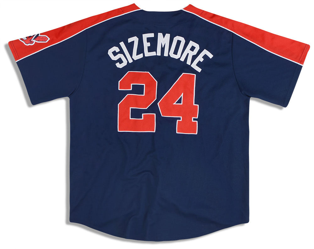 2004-11 CLEVELAND INDIANS SIZEMORE #24 MLB JERSEY XL