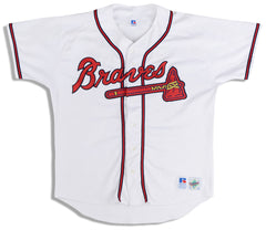 Vintage Atlanta Braves Russell Athletic White Replica Jersey (Size L