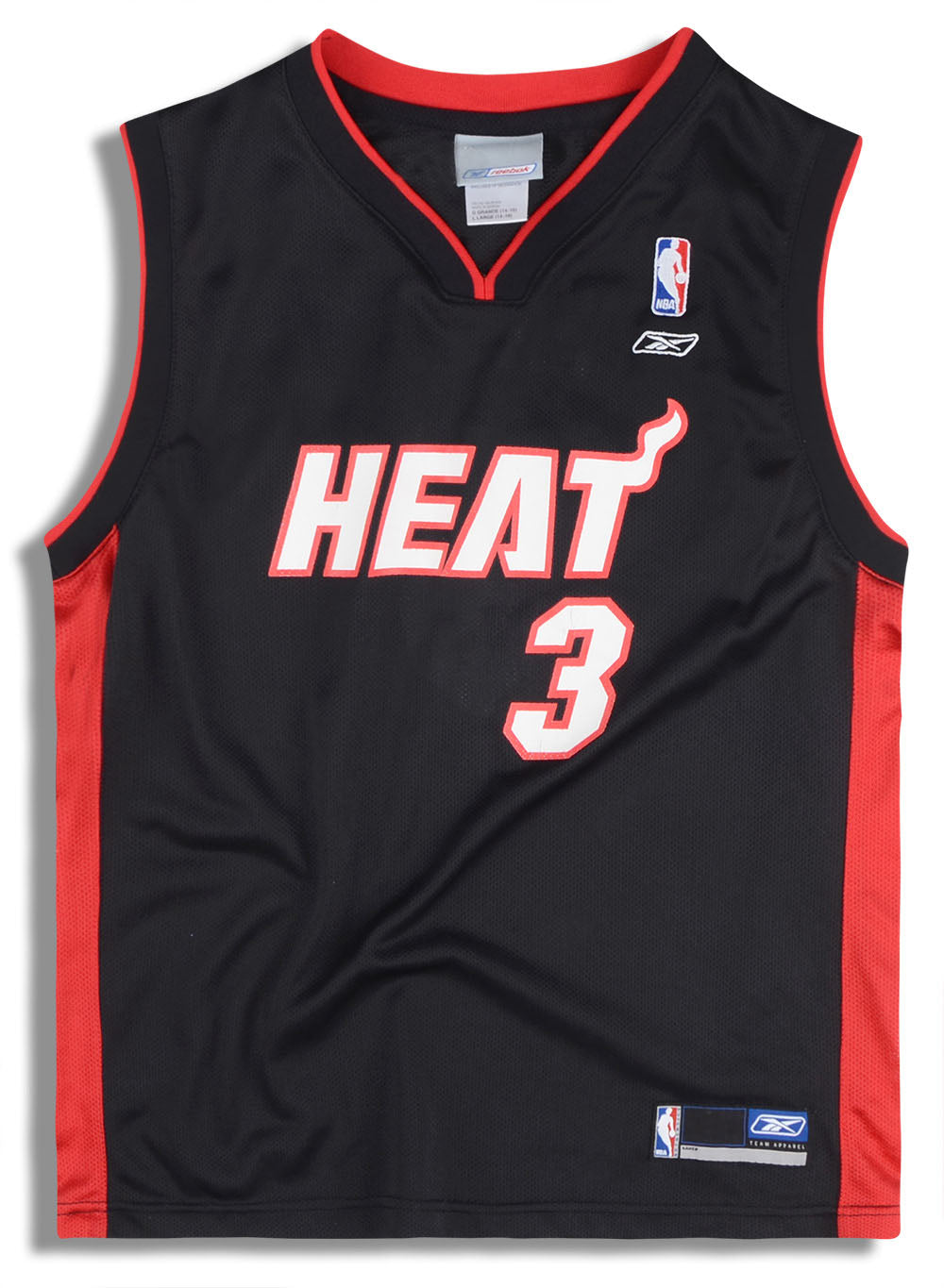 Vintage Miami Heat Dwayne Wade Reebok Stitched Jersey Size 2X