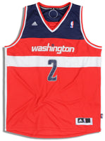 2011-14 WASHINGTON WIZARDS WALL #2 ADIDAS SWINGMAN JERSEY (AWAY) XXL
