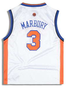 2004-06 NEW YORK KNICKS MARBURY #3 REEBOK JERSEY (HOME) Y