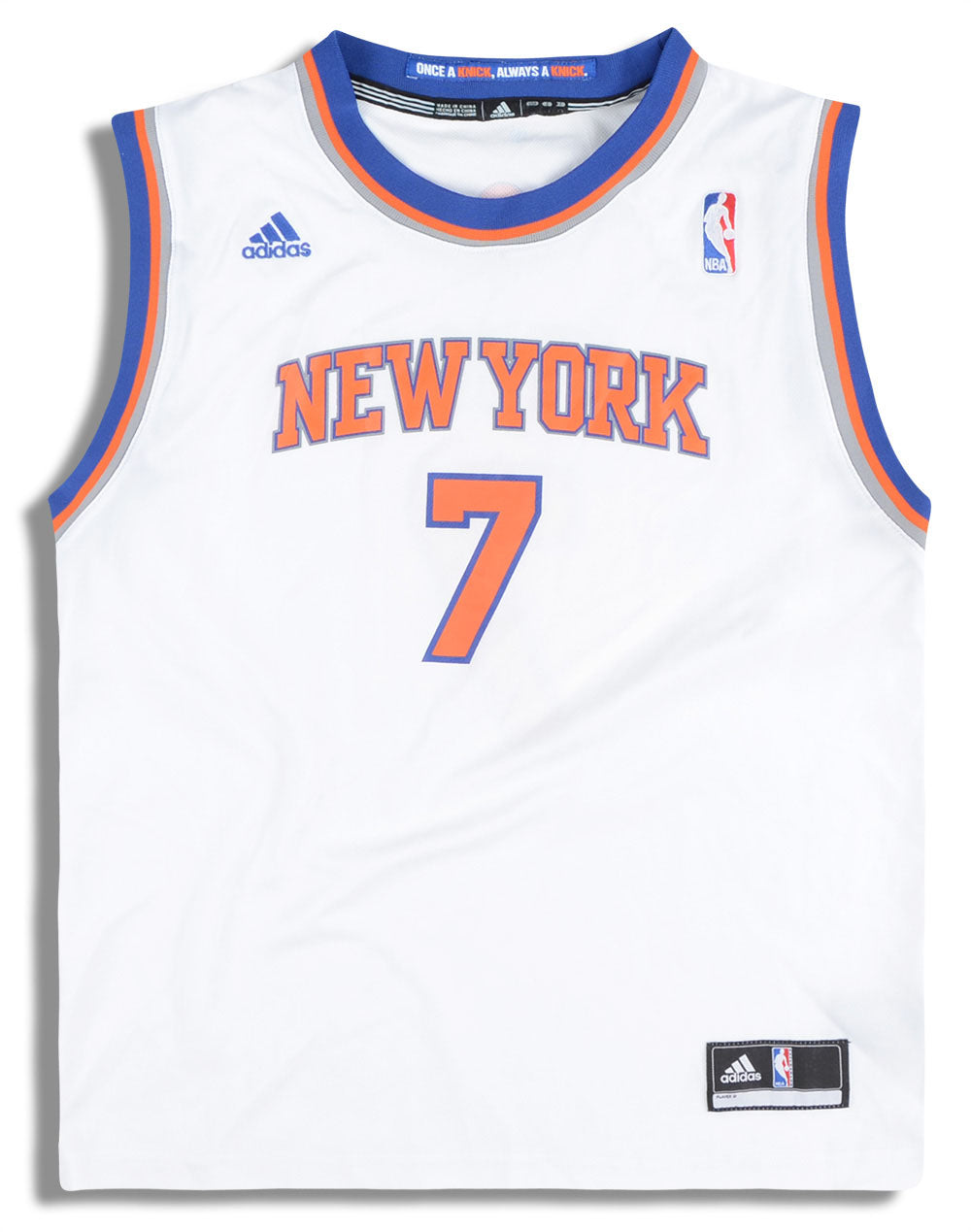 2012-14 NEW YORK KNICKS ANTHONY #7 ADIDAS JERSEY (HOME) Y