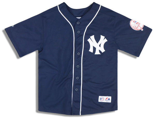 00's Derek Jeter New York Yankees Authentic Majestic MLB Jersey