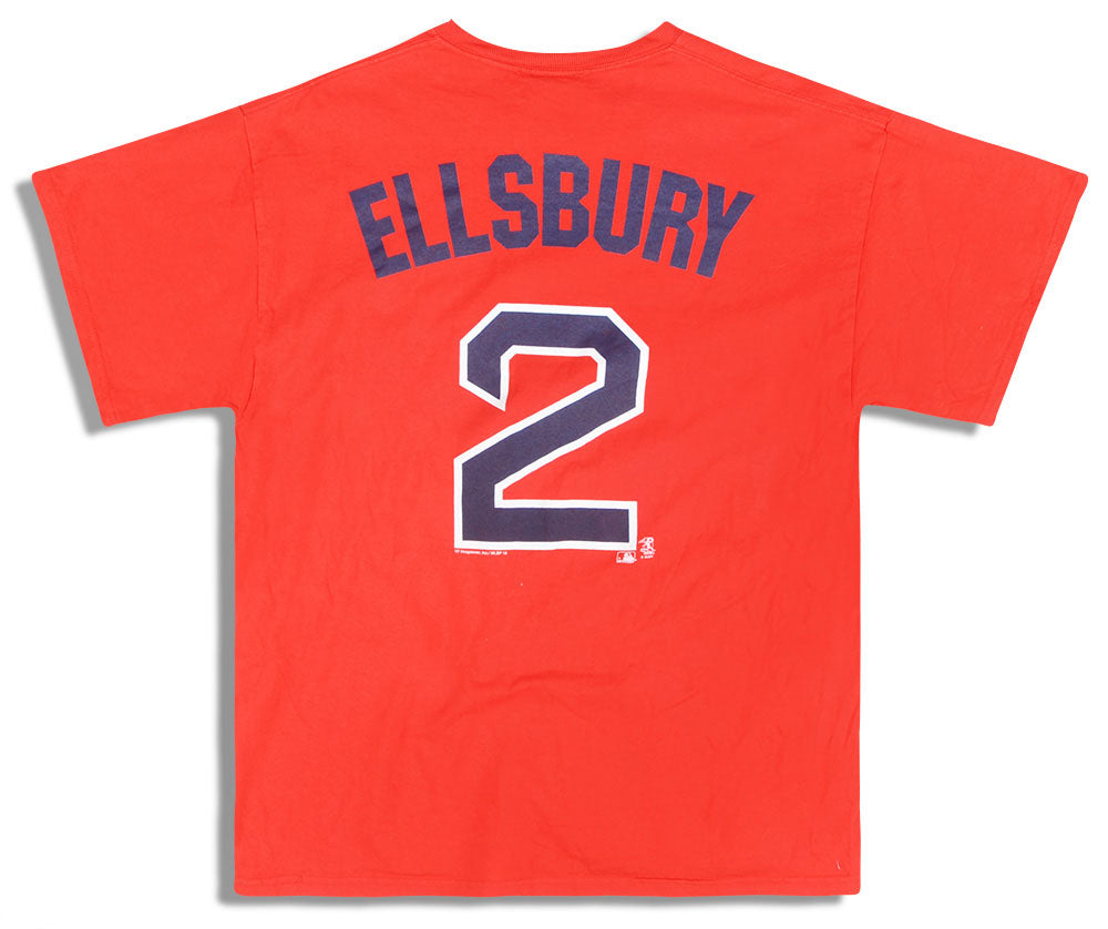 2010's BOSTON RED SOX ELLSBURY #2 MLB TEE L