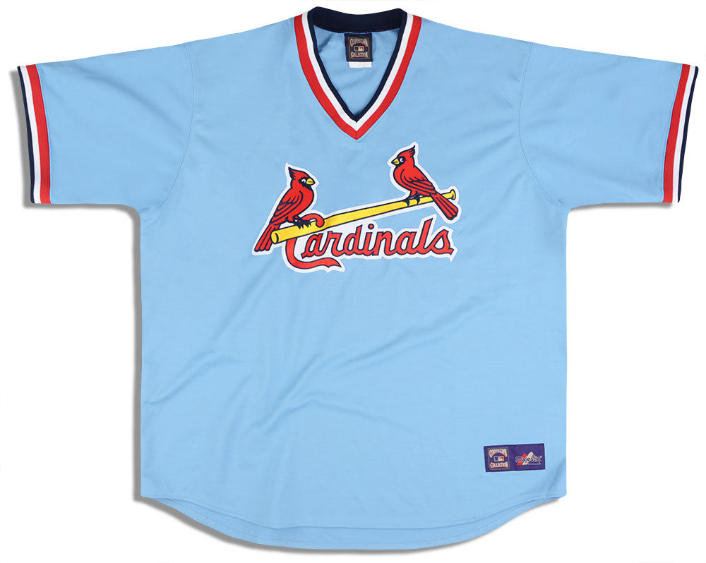 1976-84 ST. LOUIS CARDINALS MAJESTIC COOPERSTOWN COLLECTION JERSEY (AWAY)  3XL