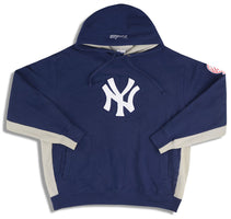 2008 NEW YORK YANKEES MAJESTIC HOODED SWEAT TOP L
