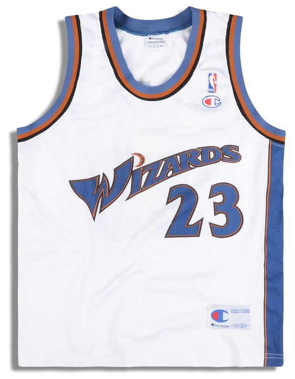 2002-03 WASHINGTON WIZARDS JORDAN #23 REEBOK JERSEY (HOME) Y - Classic  American Sports