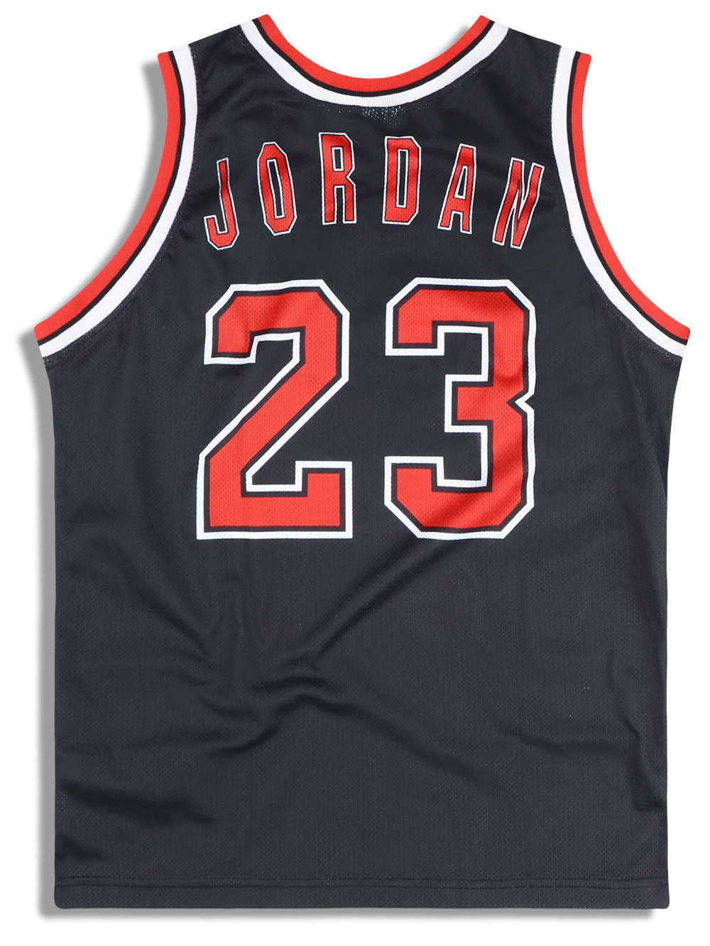 Michael Jordan Chicago Bulls Black Champion Jersey