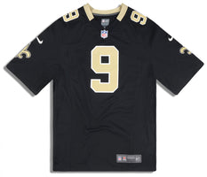 New Orleans Saints Youth #9 Drew Brees Replica Jersey Black – THE