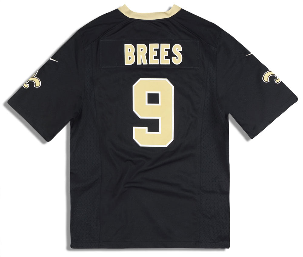 2012-17 NEW ORLEANS SAINTS BREES #9 NIKE GAME JERSEY (HOME) L