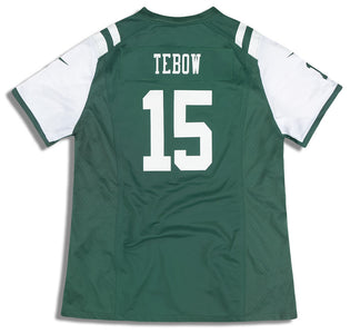 2012 NEW YORK JETS TEBOW #15 NIKE GAME JERSEY (HOME) WOMENS (XXL)