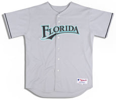 FLORIDA MARLINS 2000's Home Majestic Throwback Jersey Customized Any Name  & Number(s) - Custom Throwback Jerseys