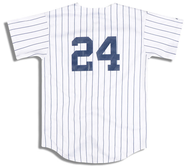 NEW YORK YANKEES MLB BASEBALL JERSEY MAJESTIC WHITE SIZE L #24 CANO