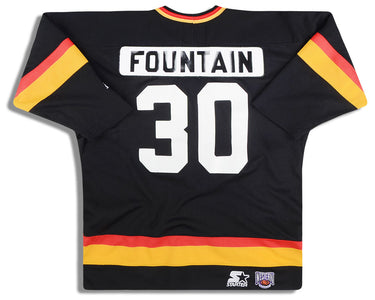1996-97 VANCOUVER CANUCKS FOUNTAIN #30 STARTER JERSEY (AWAY) Y