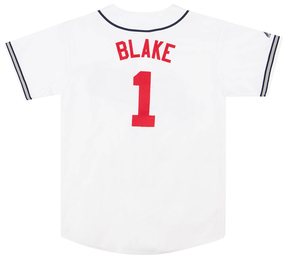 2003-08 CLEVELAND INDIANS BLAKE #1 MAJESTIC JERSEY (HOME) Y
