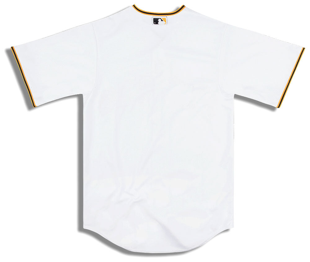 Pittsburgh Pirates Majestic Youth Official Cool Base Jersey - White
