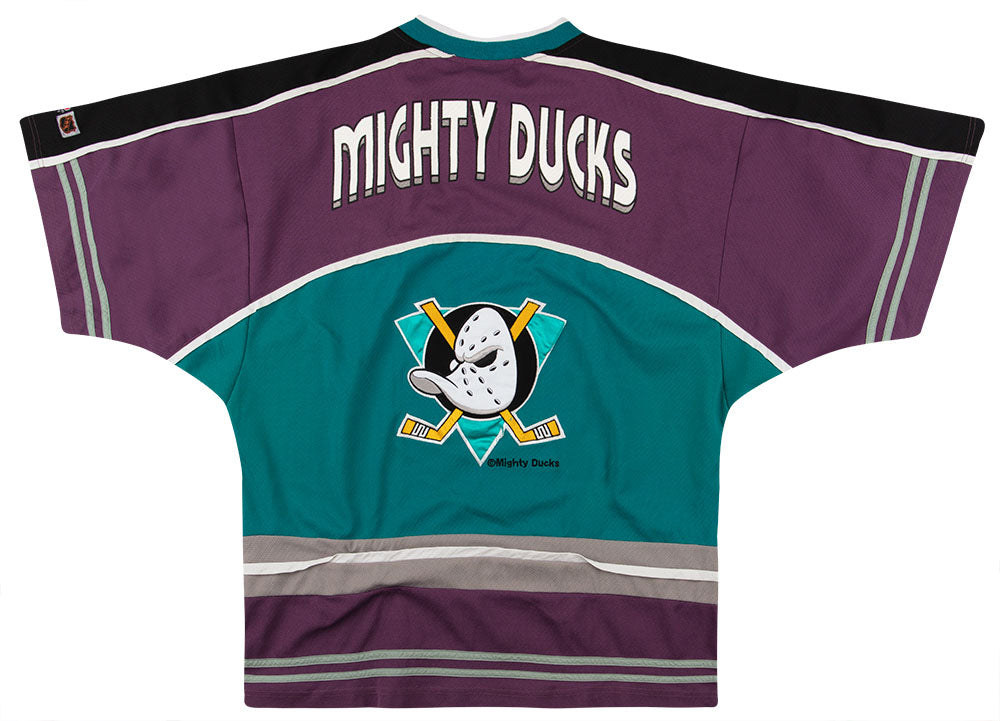 Buy Vintage NHL Anaheim Mighty Ducks Wild Wing CCM Hockey Jersey