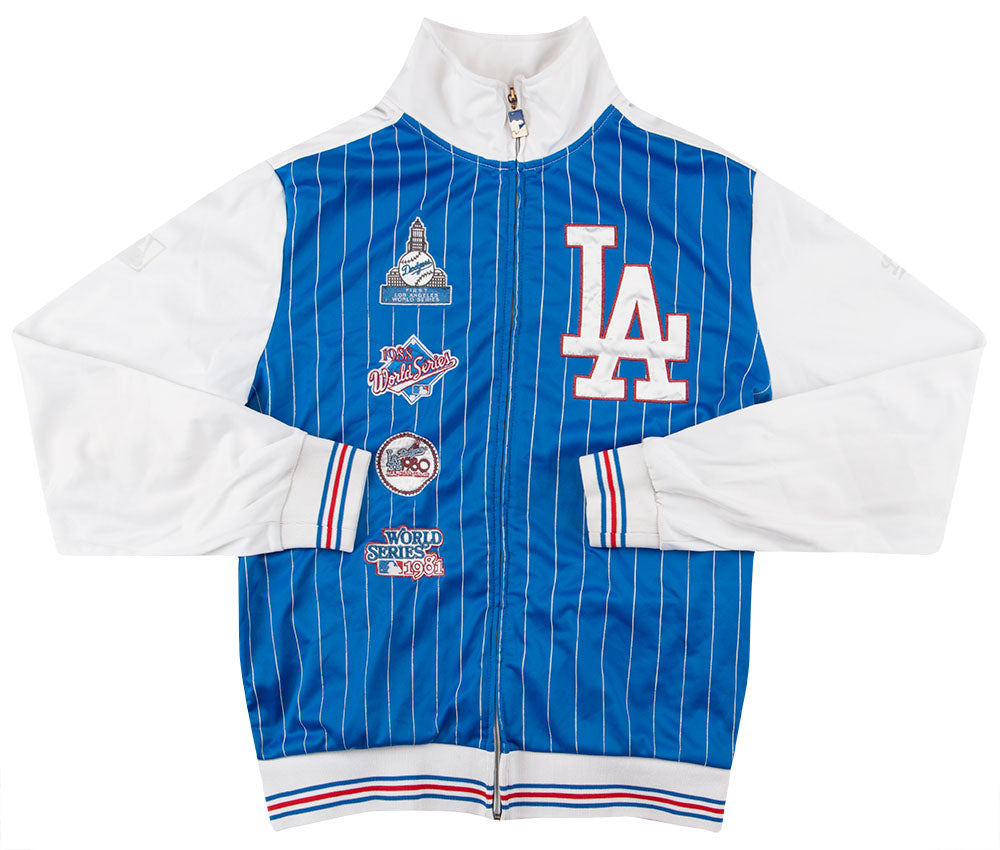 2000’s LA DODGERS MAJESTIC COOPERSTOWN COLLECTION WORLD SERIES TRACK JACKET  L