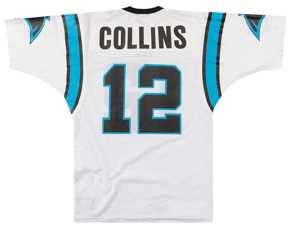 1995-98 CAROLINA PANTHERS COLLINS #12 CHAMPION JERSEY (AWAY) M