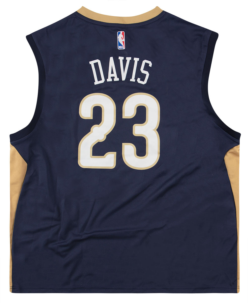 2014-17 NEW ORLEANS PELICANS DAVIS #23 ADIDAS JERSEY (AWAY) XL - W/TAG -  Classic American Sports